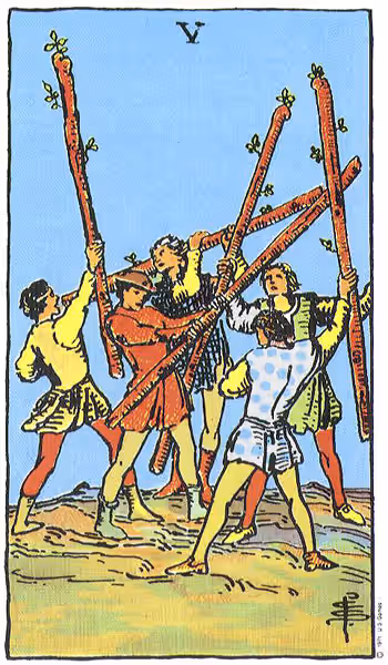 Five of Wands